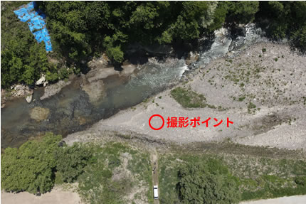 河床材料調査